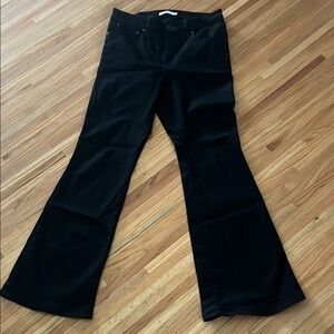 Black Flare Boot Cut Pants